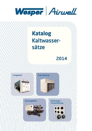 Katalog AIRWELL Kaltwassersätze 2014