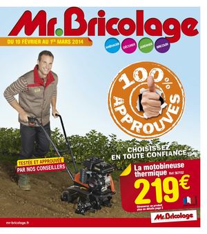 Catalogue Mr.Bricolage Produits préférés - 8 pages