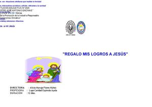 REGALO MIS LOGROS A JESÚS
