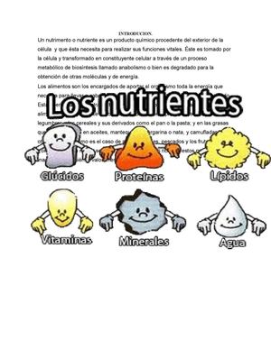 Los Nutrientes .