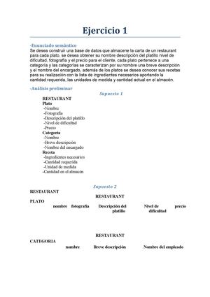 Analisis preliminar de las Bases de Datos (ejercicio 1)