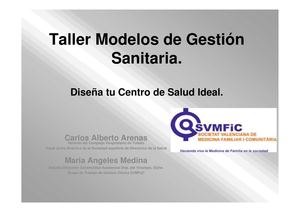 Modelos de Gestión, diseña tu Centro de Salud