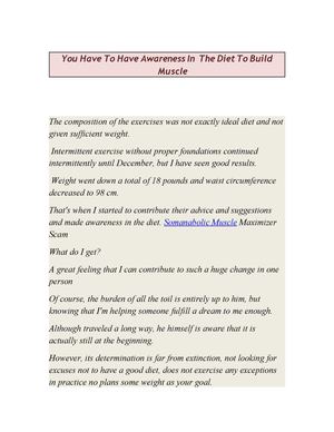 Somanabolic Muscle Maximizer Scam