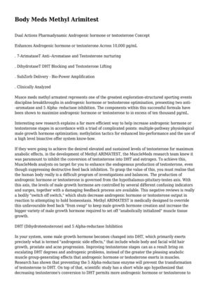 Body Meds Methyl Arimitest