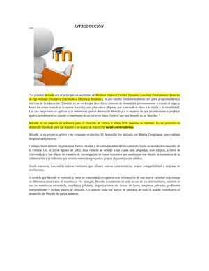 Introducción Moodle