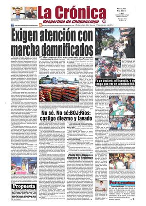 La Crónica 13 de febrero 2014