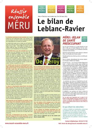 Le bilan de Leblanc-Ravier
