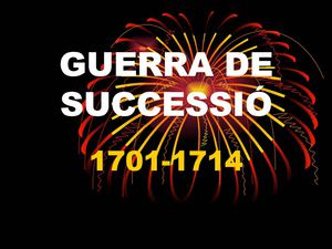 GUERRA DE SUCCESSIÓ