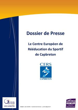 Dossier de presse 2014