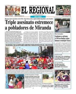 El Regional del Zulia 16-02-2014