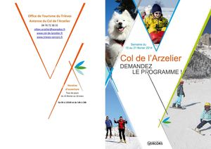 Animations du Col de l'Arzelier du 15 au 22 février 2014