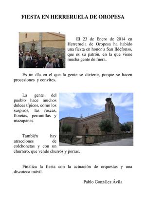 FIESTA EN HERRERUELA DE OROPESA