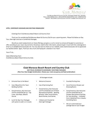 Club Morocco Beach Hotel & Country Club Rates