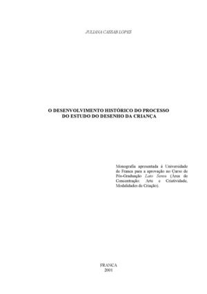 O desenvolvimento histórico do estudo do desenho da criança