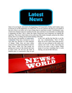 Now Know Conservative News and Recent Political Cartoons Online