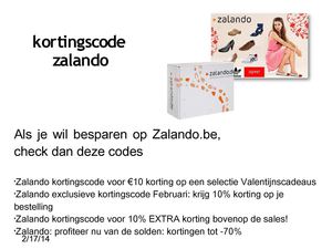 kortingscode zalando