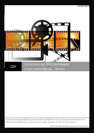 Catalogue des DVD du CDI - LP Louise Michel