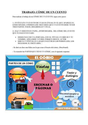 TRABAJO. CÓMIC DE UN CUENTO
