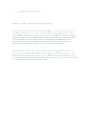 Deportes colectivos