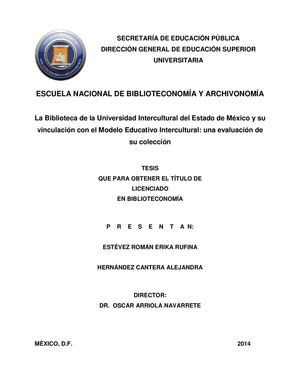 Biblioteca de la Universidad Intercultural 