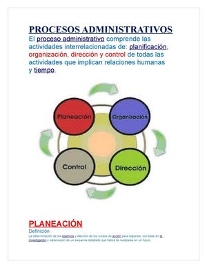 procesos de administrativos