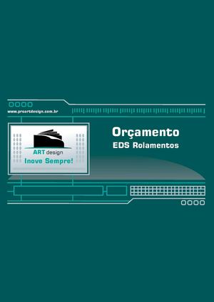 Orçamento EDS Rolamentos