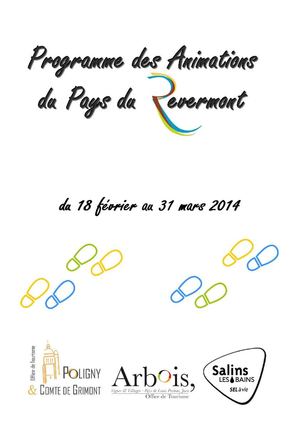 Programme d'animation du Pays du Revermont (février et mars) : Poligny, Arbois, Salins-les-Bains