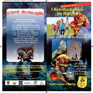 Aventure jeu le Secret des Rêves Oubliés à Ruoms -Ardèche