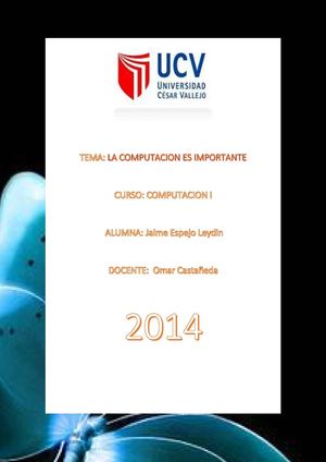 ¿Es importante la computación?