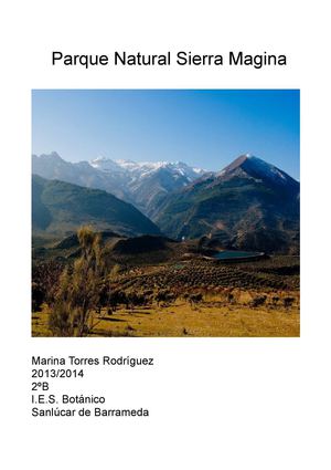 Parque Natural Sierra Magina