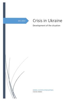 Crisis in Ukraine