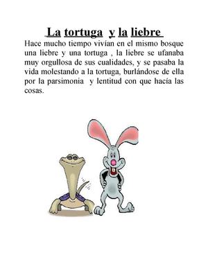La tortuga y la liebre