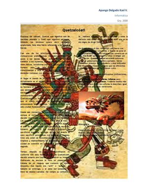 biografía  de Quetzalcoatl