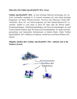 Loswerden Uniblue SpeedUpMyPC 2014-Programm aus dem Windows PC