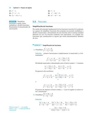 Simplificación de Expresiones Algebraicas
