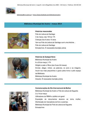 agenda bma marco 2014