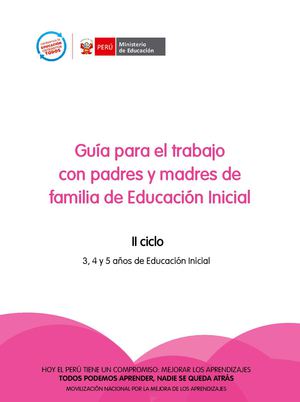 Fasciculo-Trabajo con padres y con familias- II Ciclo