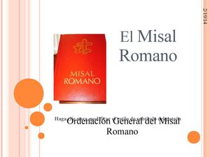 EL MISAL ROMANO