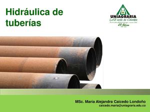 Hidráulica de tuberías