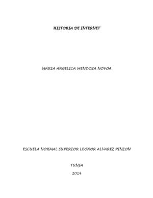  historia de internet angelica mendoza