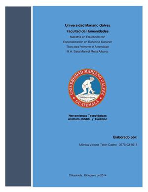 Animoto, ISSUU, Calaméo