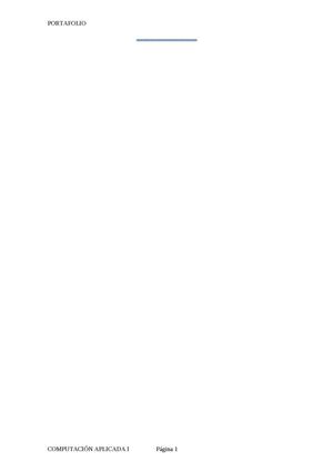 PORTAFOLIO DE COMPUTACIÓN APLICADA UNIDAD 1 