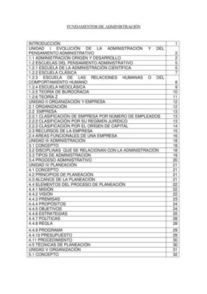 Fundamentos de Administración