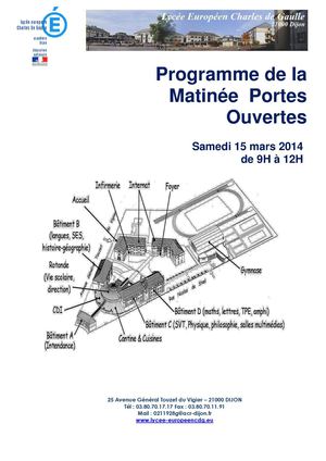 Matinée portes ouvertes