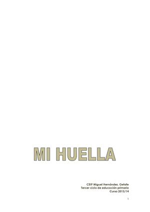 Mi huella