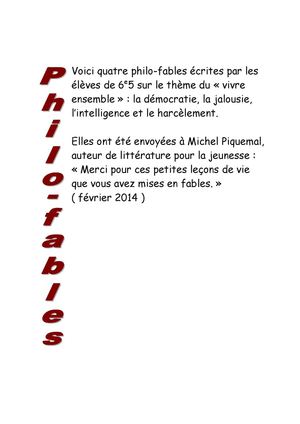 Philo-fables