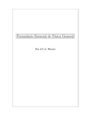 Libro de Fórmulas y Teorías Esenciales de Física
