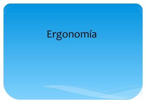Ergonomia