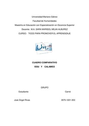 VENTAJAS Y DESVENTAJAS DE ISSUU Y CALAMEO