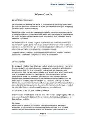 SOFTWARE CONTABLE
